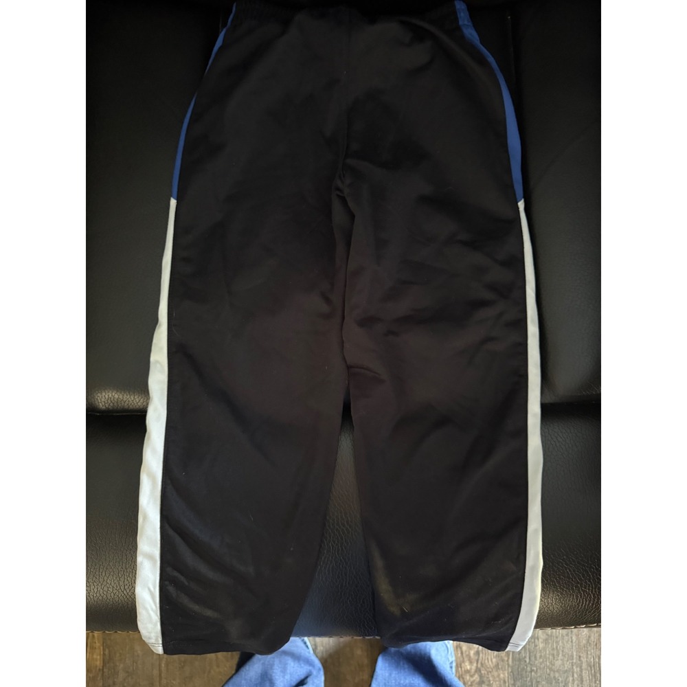 Nike Track Pants‎ Boys Size M Black Blue White Athletic Training Warm Up - Picture 3 of 6